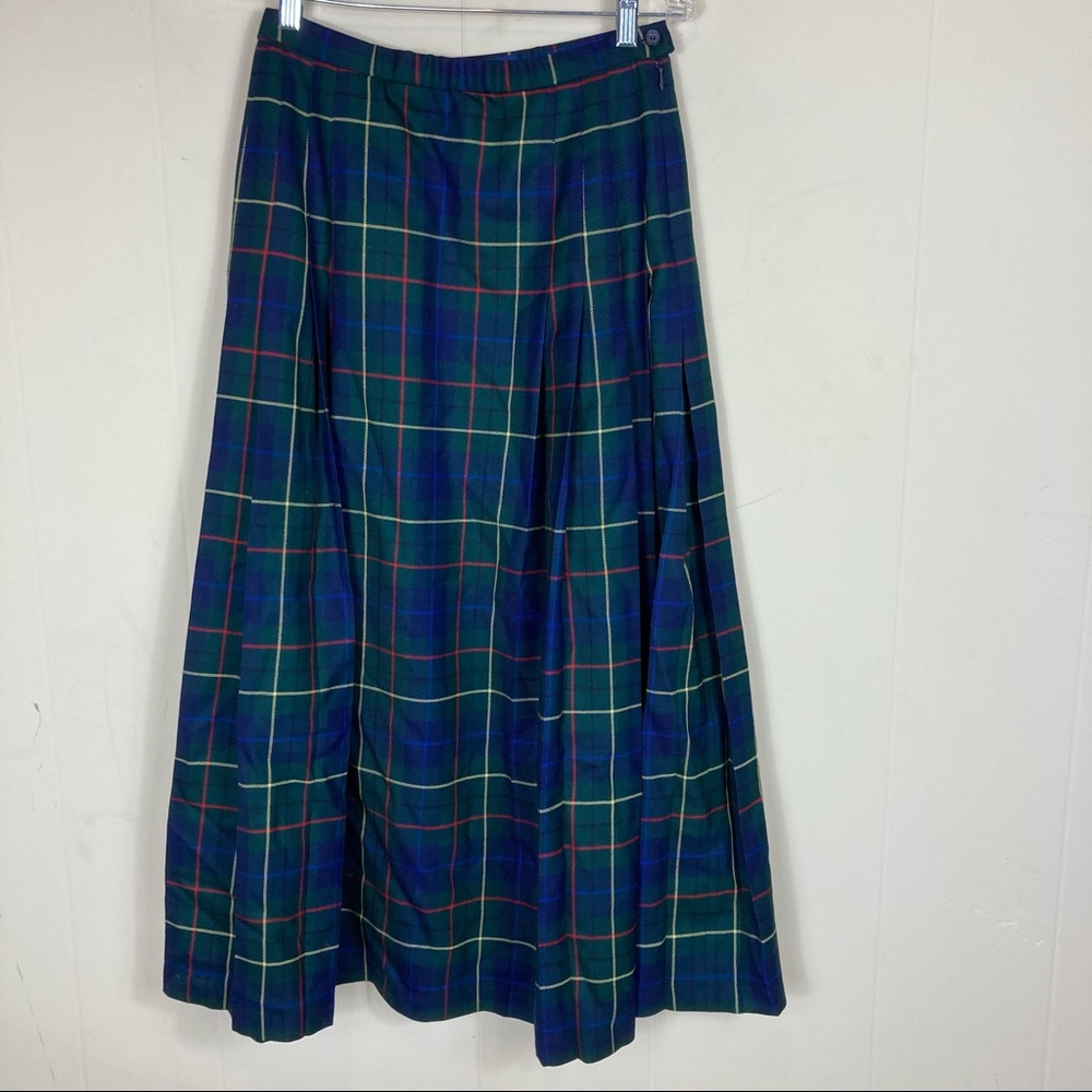 Vintage Pendleton Wool Tartan Skirt 28” Waist